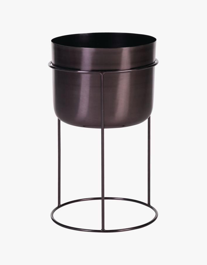 Kruka grafitgrå - 21,5x21,5x40 cm grafitgrå - 1