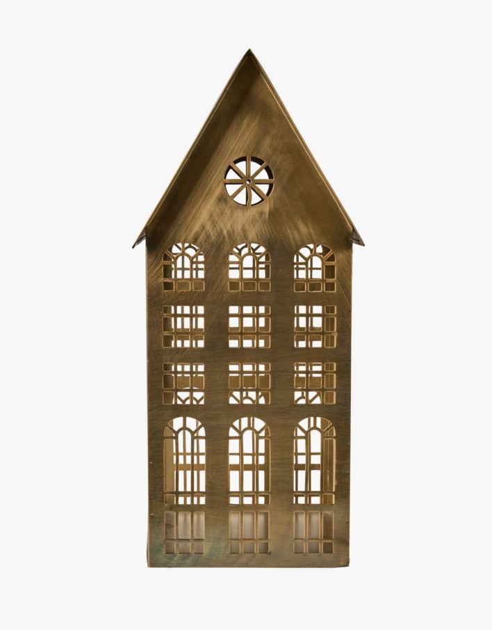 Värmeljushållare mässing - 20,5x18x40 cm mässing - 1