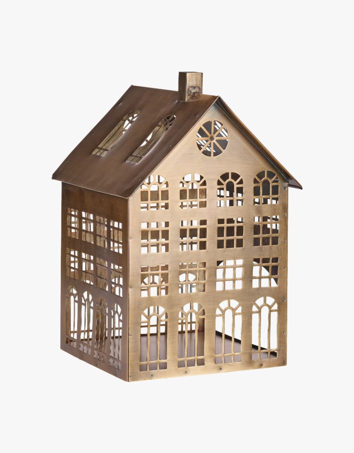 Värmeljushållare mässing - 22x19,5x30 cm mässing - 1