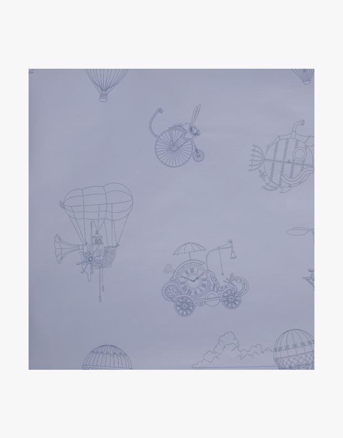 Tapet blå - 53 cm x10,5 m blå - 1