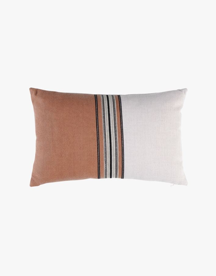 Prydnadskudde brun - 35x55 cm brun - 1