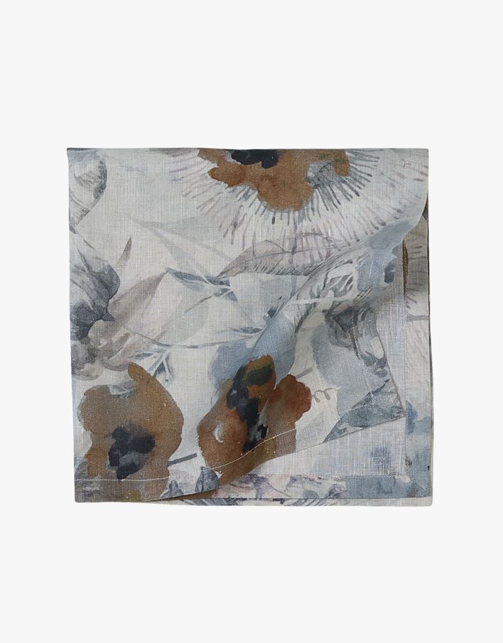 Tygservett brun - 45x45 cm brun - 1