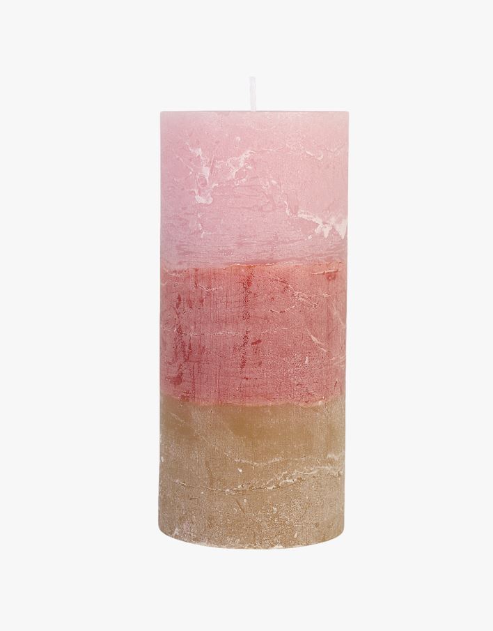 Prydnadsljus multi/rosa - 6,8x15 cm multi/rosa - 1