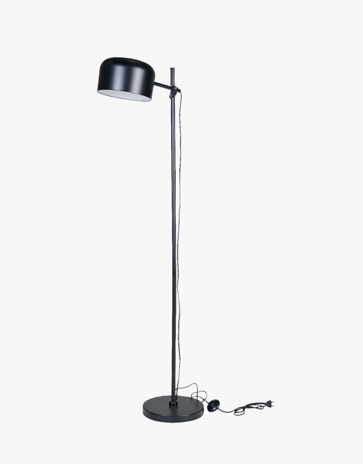 Golvlampa svart - 25x153,2 cm svart - 1