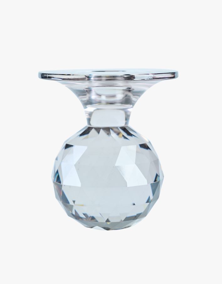 Ljusstake transparent - 10x10x11 cm transparent - 1