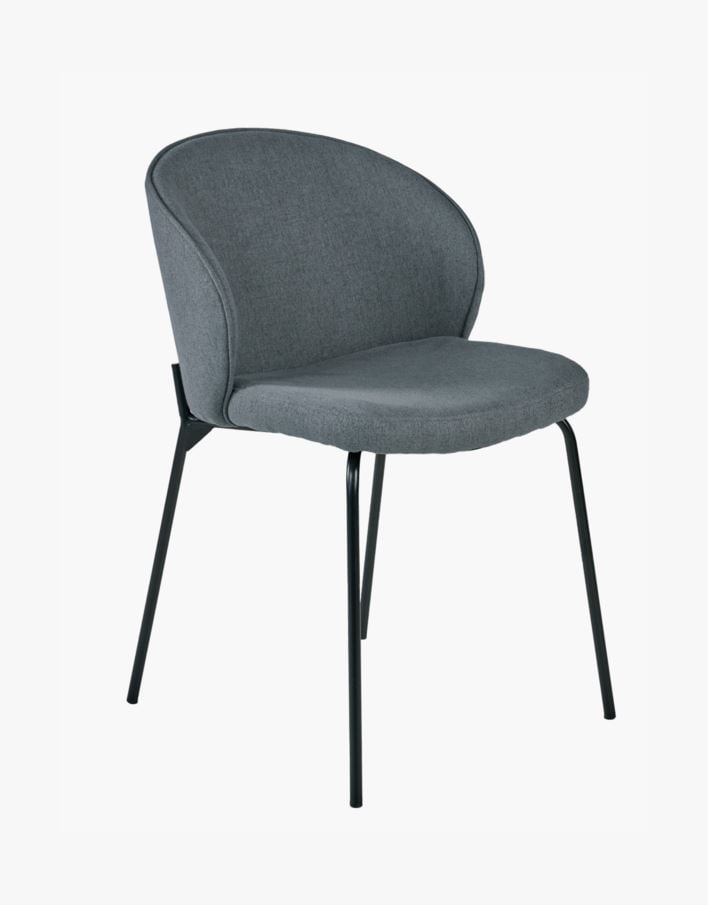 Matstol dimblå - 57x49.5x80 cm dimblå - 1