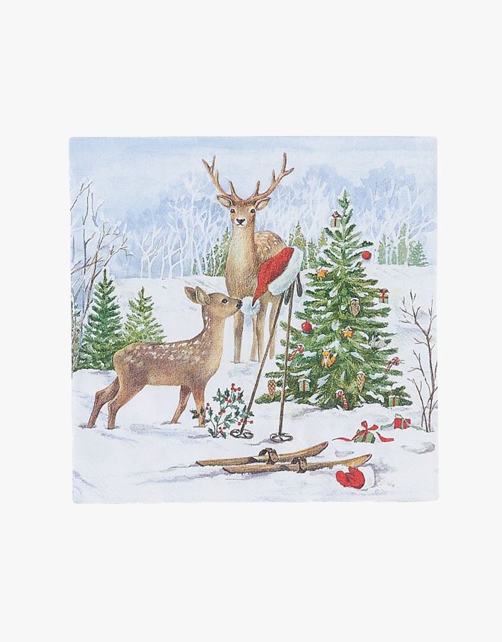 Pappersservetter vit - 33x33 cm vit - 1