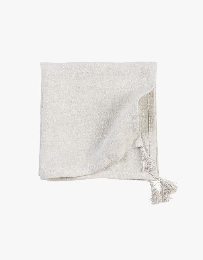 Linneservett natur - 47x47 cm natur - 1