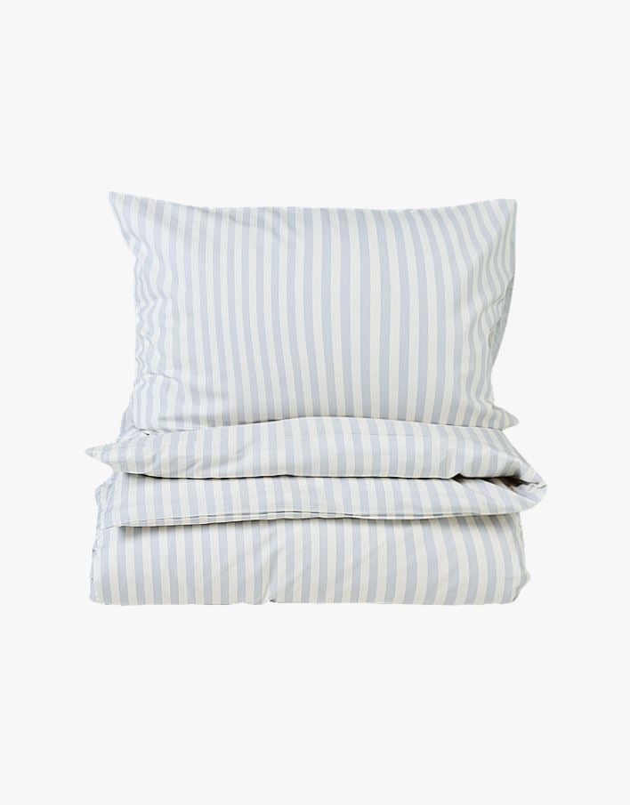 Påslakanset i bomull blå - 150x210 cm blå - 1