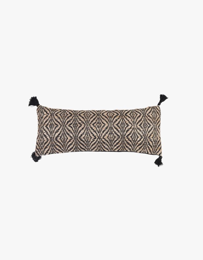 Prydnadskudde svart - 35x90 cm svart - 1