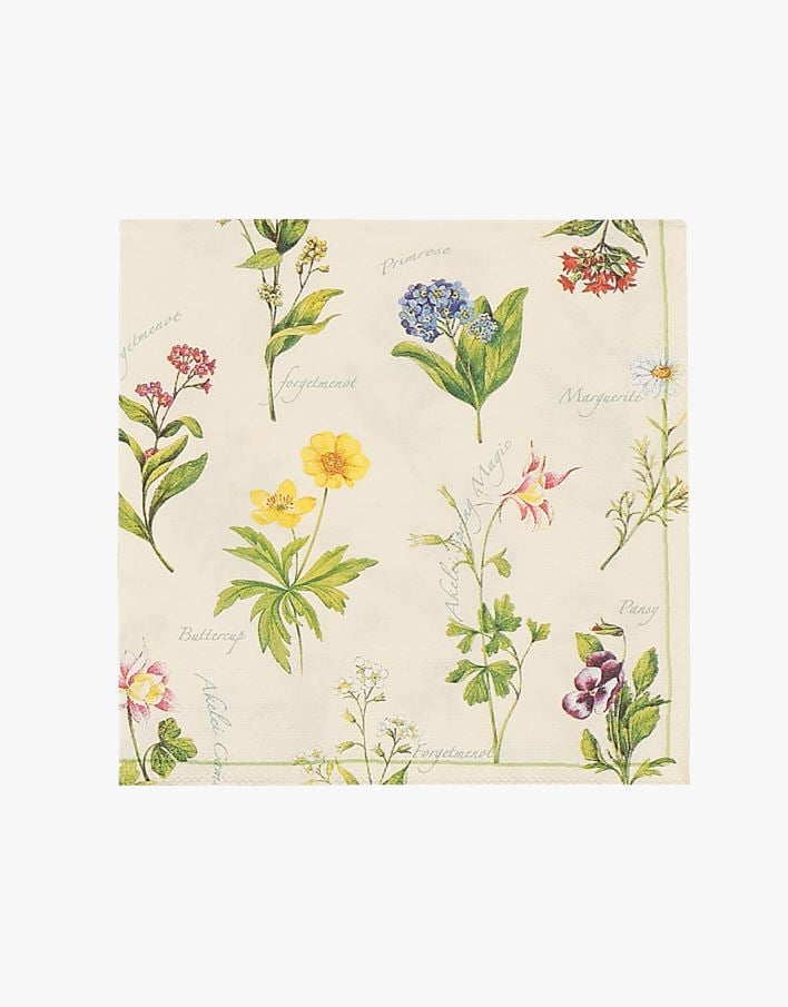 Pappersservetter multi - 33x33 cm multi - 1