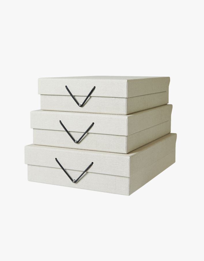 Förvaringslåda natur - 26x35x8,5 cm natur - 1