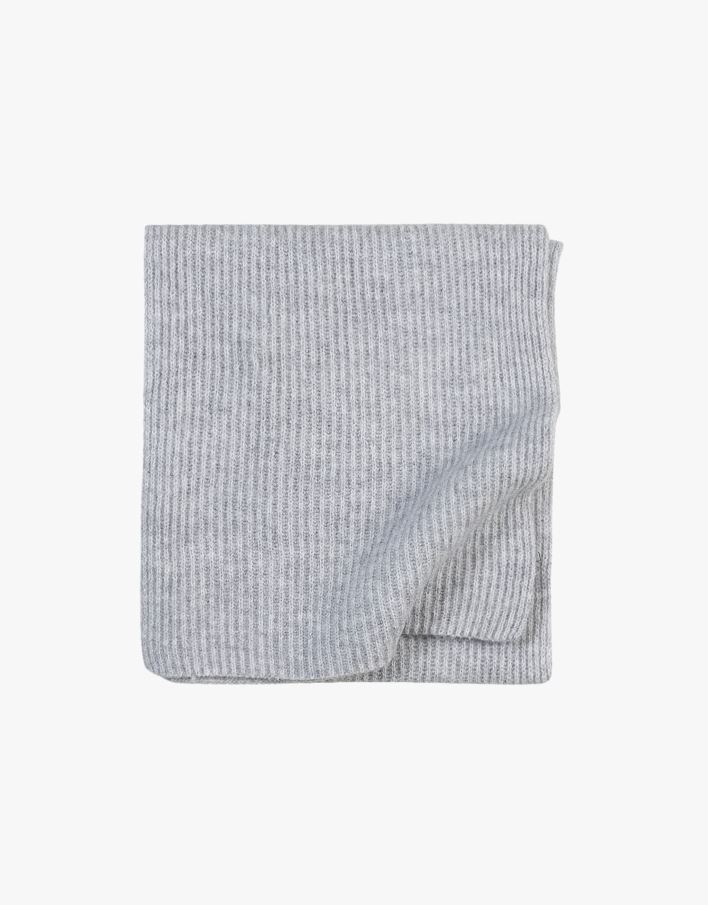 Scarf ljusgrå - 40x185 cm ljusgrå - 1