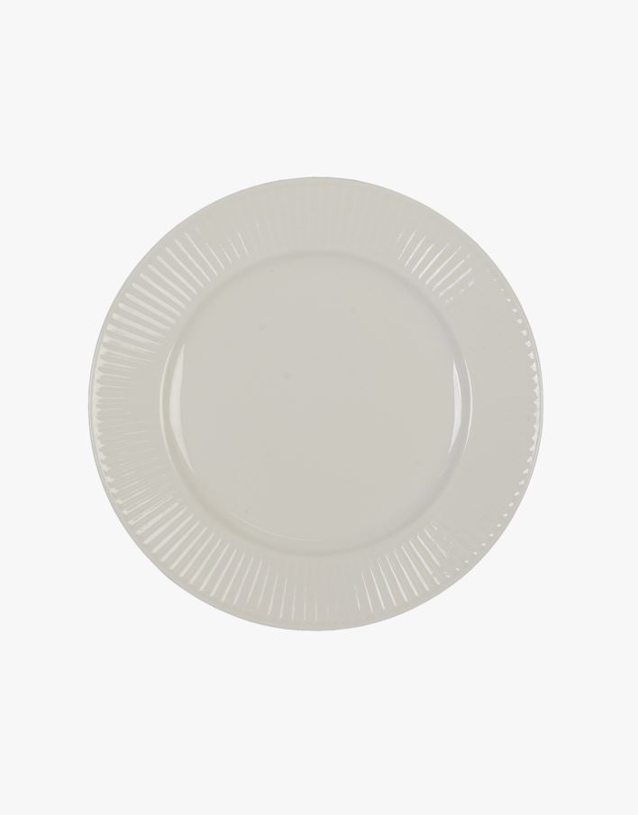 Frukosttallrik vit - ø19,8 vit - 1