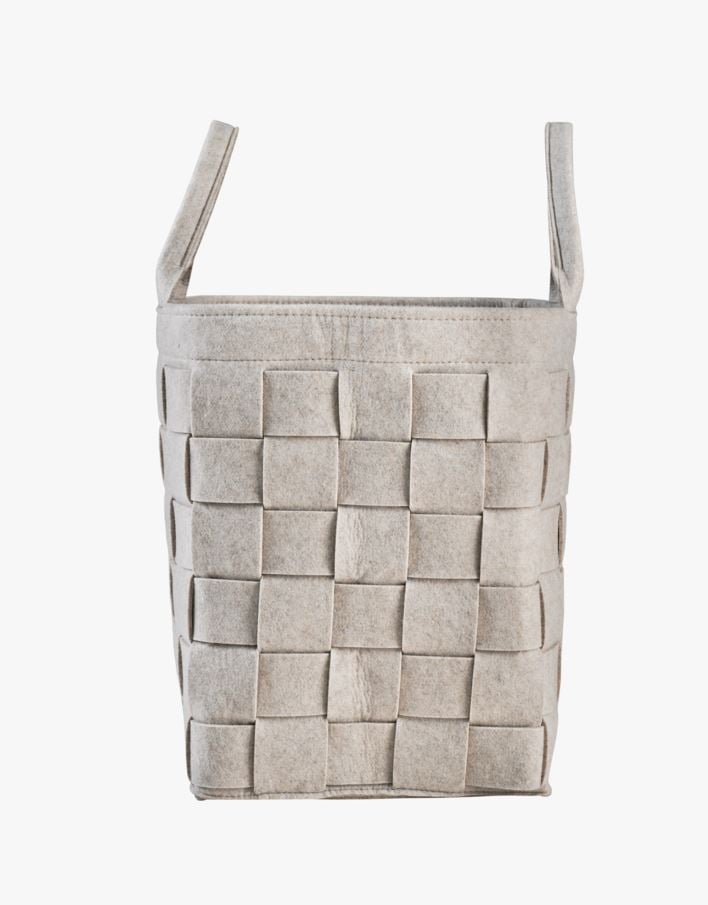 Tvättkorg beige - 34x34x50 cm beige - 1