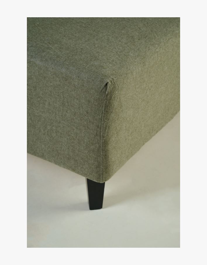 Flanellakan olivgrön - 180x200 cm olivgrön - 1