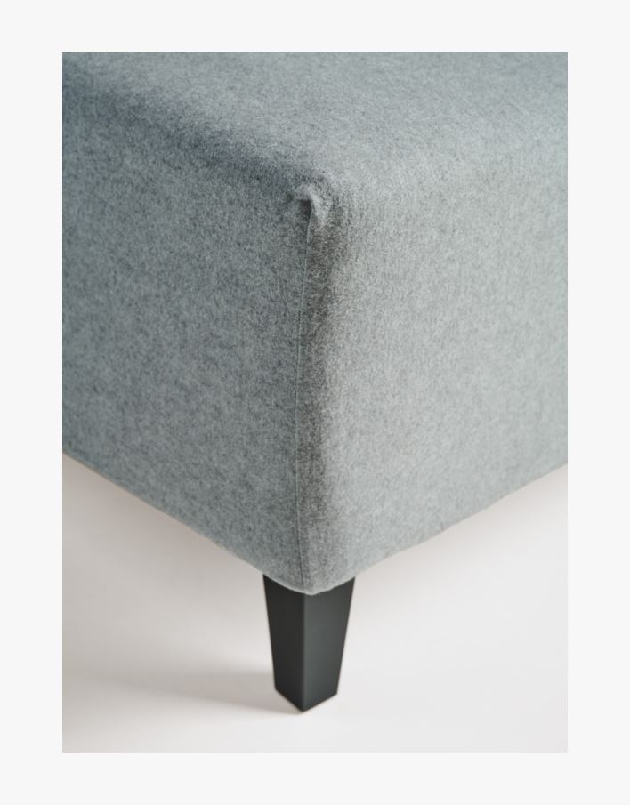 Flanellakan grå - 180x200 cm grå - 1