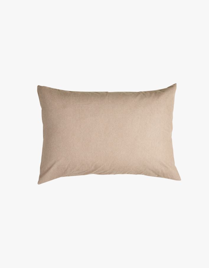 Örngott i garnfärgad bomull sand - 50x60 cm sand - 1