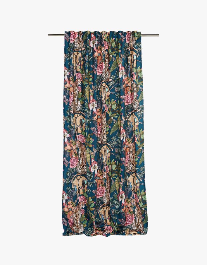 Gardin petroleumblå - 140x240 cm petroleumblå - 1