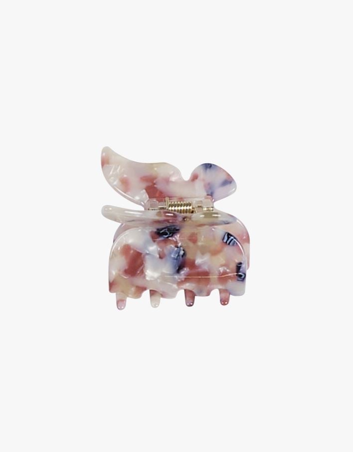 Hårklämma multi/rosa - 4,5x4,8x4,1 cm multi/rosa - 1