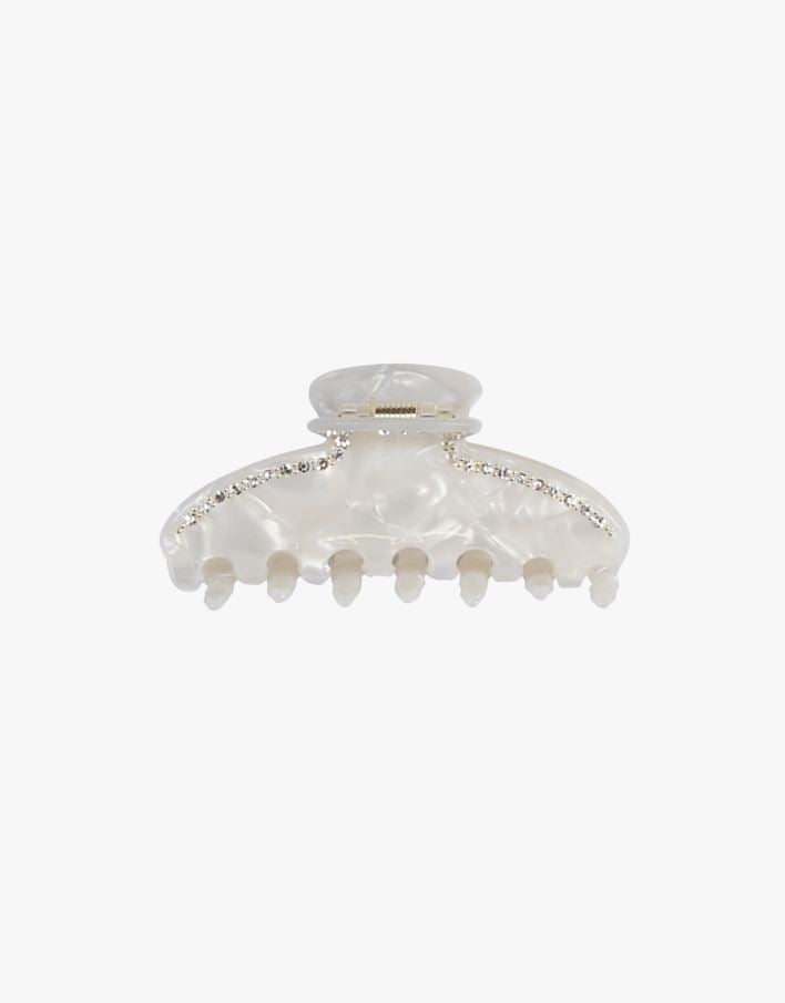 Hårklämma offwhite - 4,2x8,8x3,8 cm offwhite - 1