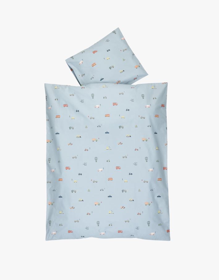 Påslakanset blå - 100x130 cm blå - 1