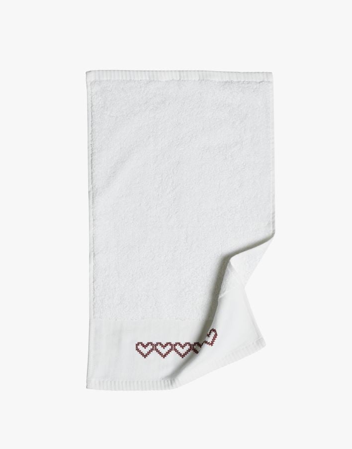 Handduk vit - 30x50 cm vit - 1