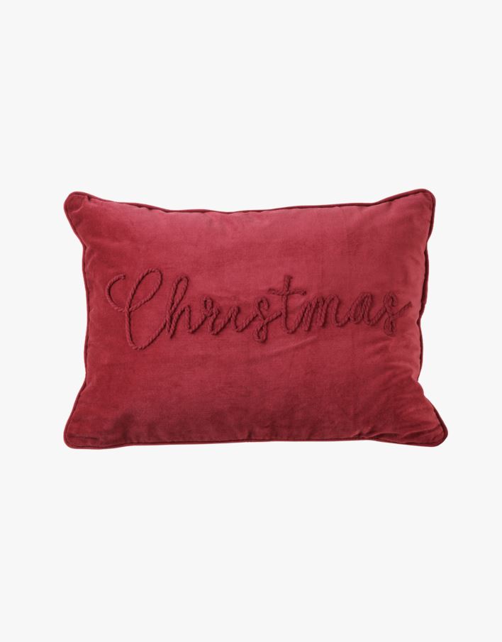 Prydnadskudde röd - 35x50 cm röd - 1