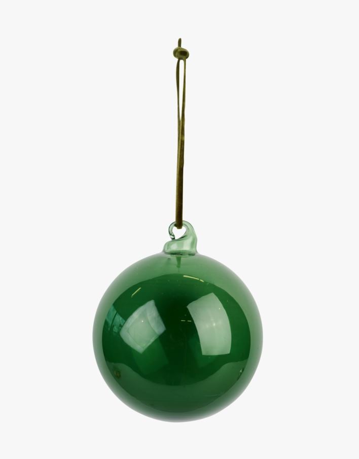 Julgranskula julgrön - ø8 cm julgrön - 1