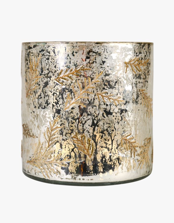 Värmeljushållare silver - 10x10x10 cm silver - 1