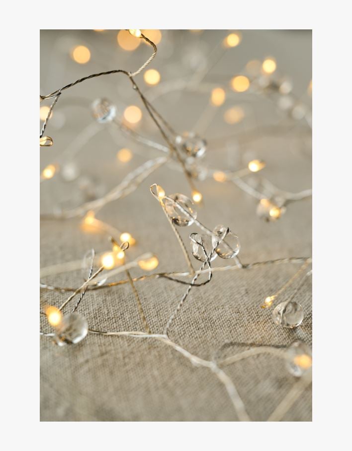 Led-ljusslinga transparent - 190 cm transparent - 1