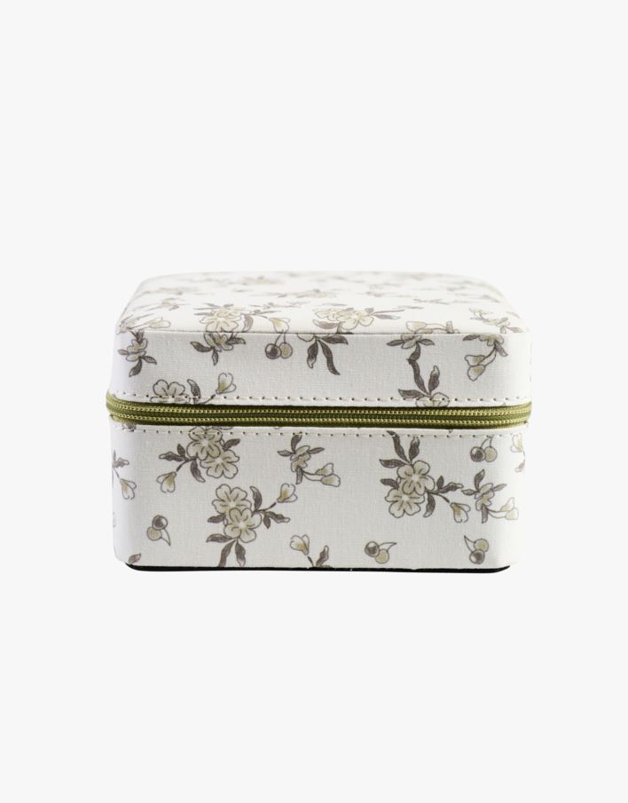 Smyckeskrin med dragkedja ljusgrön - 11x11 cm ljusgrön - 1