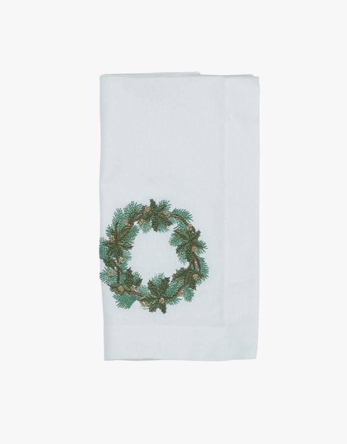 Tygservett vit - 45x45 cm vit - 1