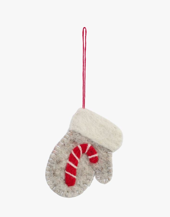 Julgransdekoration multi/grå - 6,5x9 cm multi/grå - 1