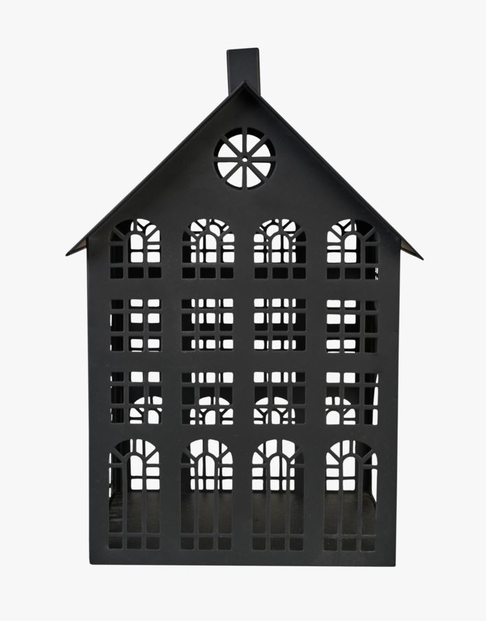 Värmeljushållare svart - 22x21x31,5 cm svart - 1