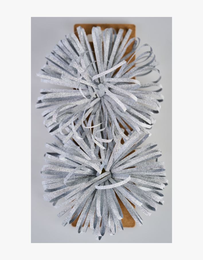 Prydnad 2 pack silver - ø4,5 silver - 1