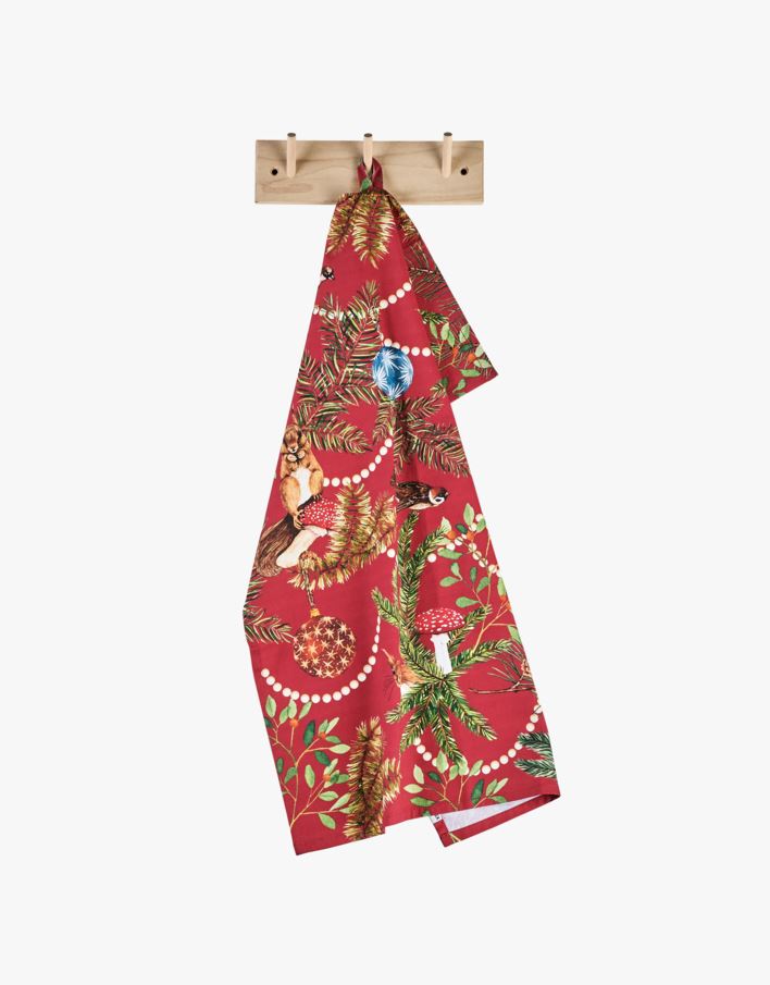 Kökshandduk röd - 47x70 cm röd - 1