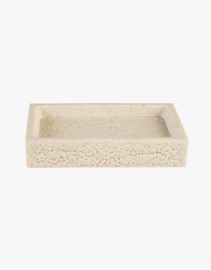 Tvålkopp sand - 13,2x8,7x2,5 cm sand - 1