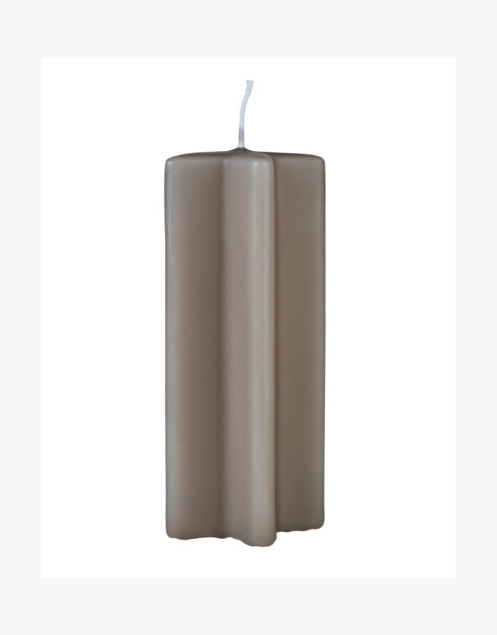 Prydnadsljus mörk sand - 11,5 cm ø 5 mörk sand - 1