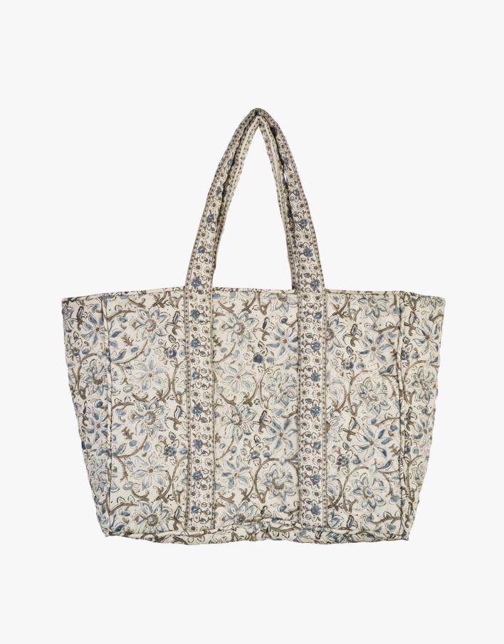 Totebag multi/blå - 38x48 cm multi/blå - 1