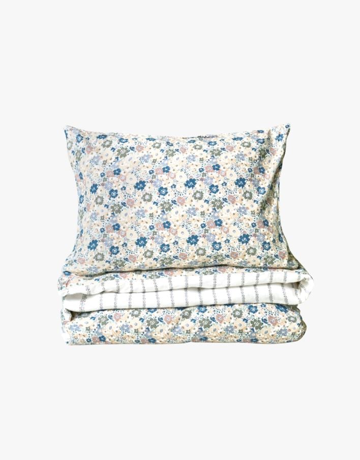 Påslakanset i flanell multi - 150x210 cm multi - 1