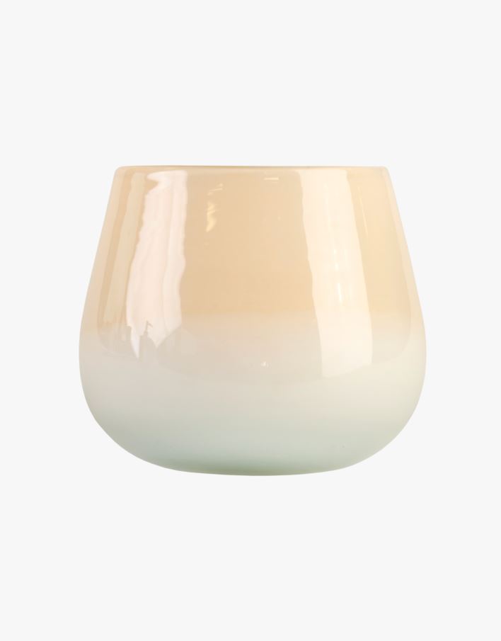 Värmeljushållare multi/beige - 11x11x9,5 cm multi/beige - 1