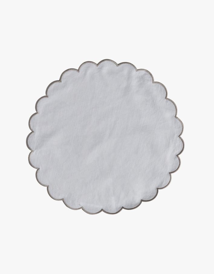 Tygservett vit - ø40 vit - 1