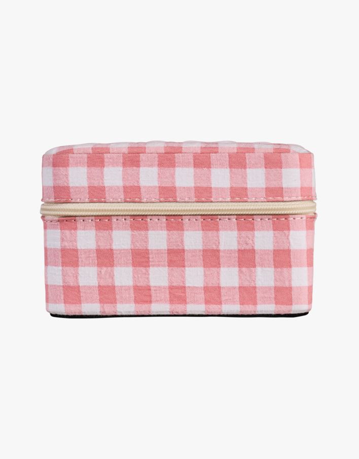 Smyckeskrin med dragkedja rosa - 11x11 cm rosa - 1