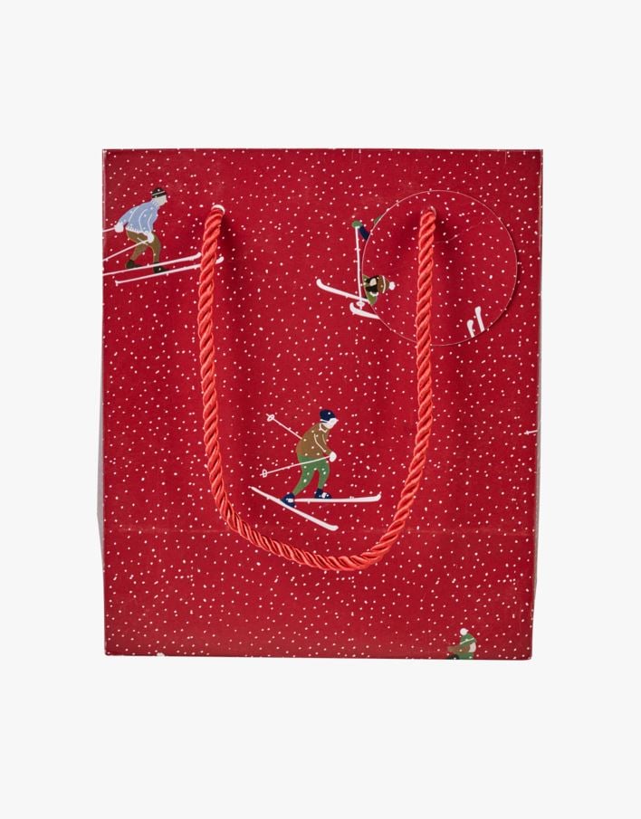 Presentpåse röd - 17x20x10 cm röd - 1