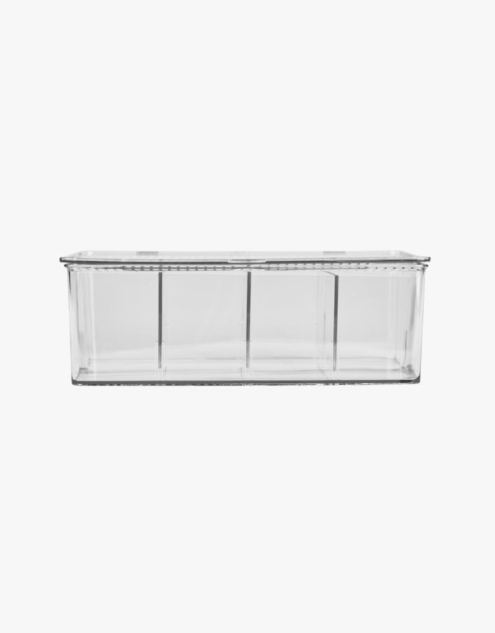 Förvaringslåda transparent - 17,3x27,5x9,5 cm transparent - 1