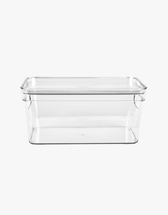 Förvaringslåda transparent - 17x26x12 cm transparent - 1