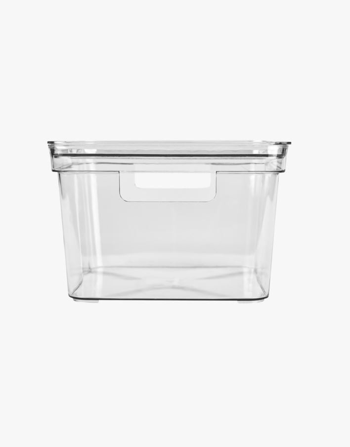 Förvaringslåda transparent - 22x22x14,5 cm transparent - 1