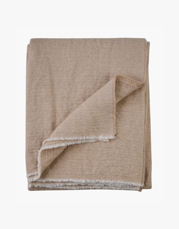 Pläd beige - 130x170 cm beige - 1