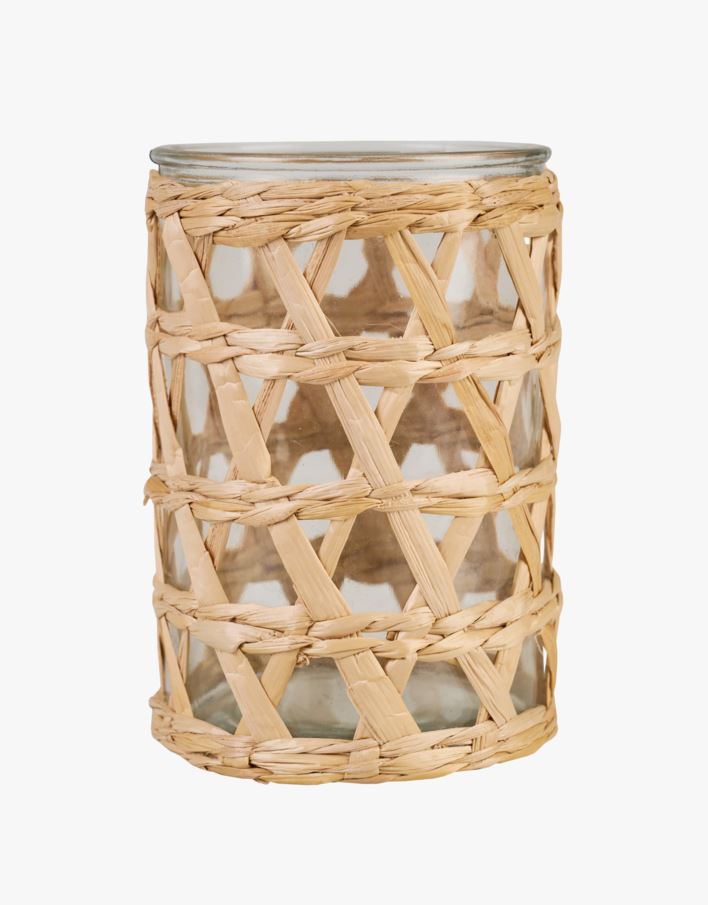 Värmeljushållare natur - 10,5x10,5x15 cm natur - 1